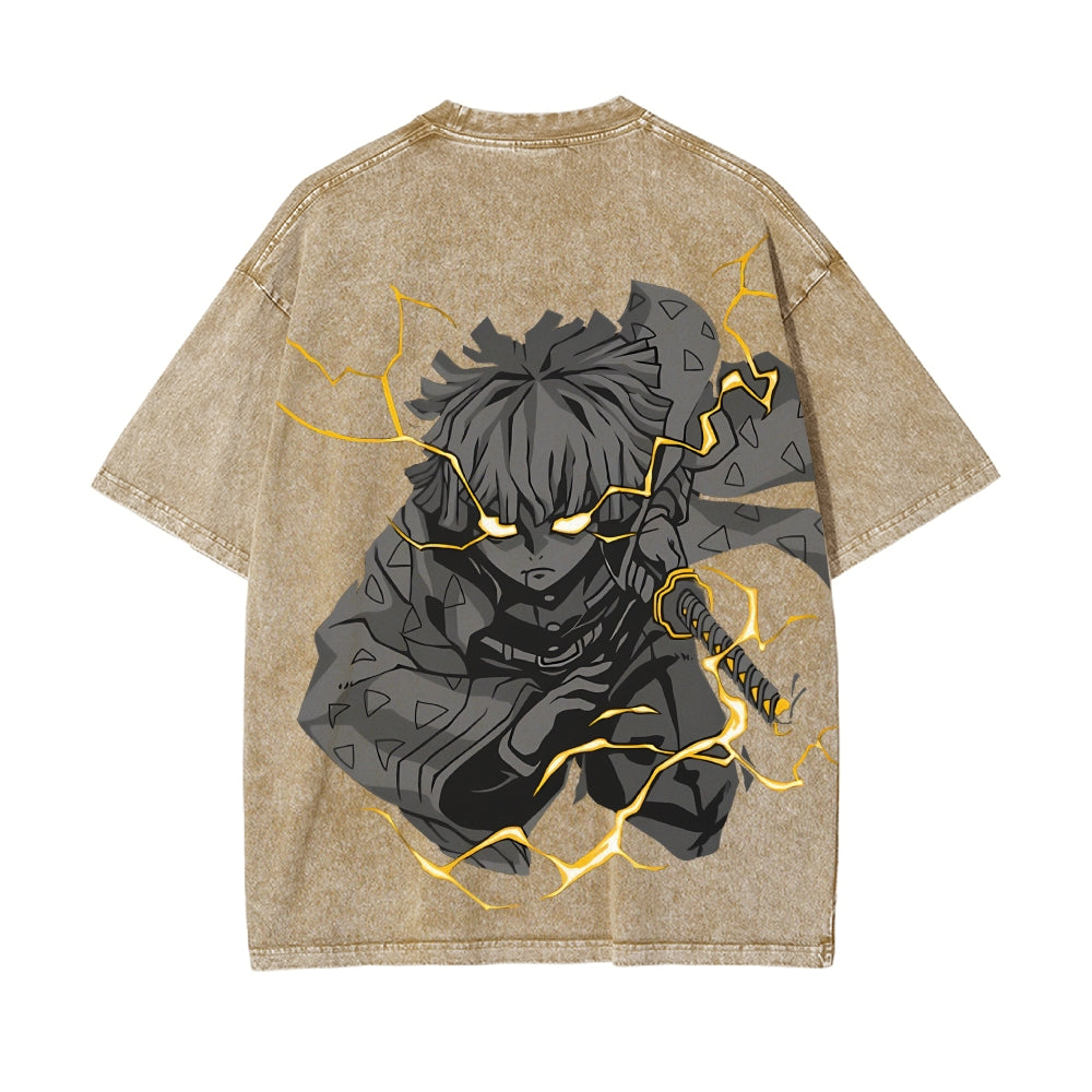 Vintage Oversized T-Shirt Demon Slayer