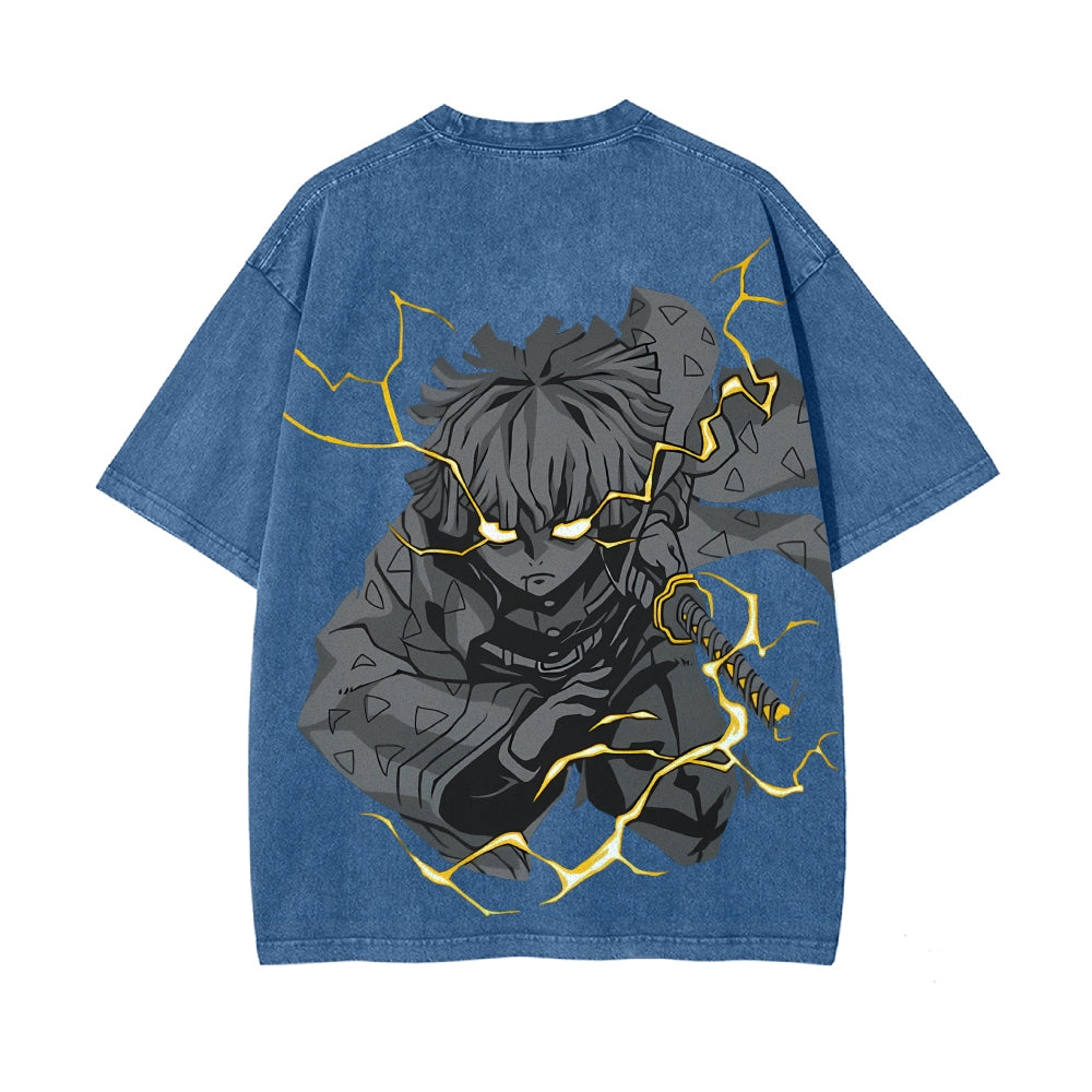 Vintage Oversized T-Shirt Demon Slayer