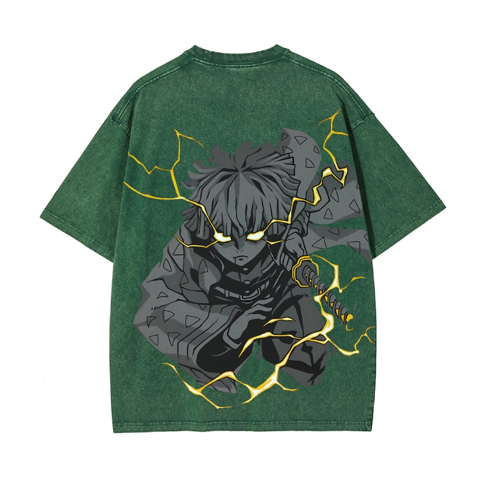 Vintage Oversized T-Shirt Demon Slayer