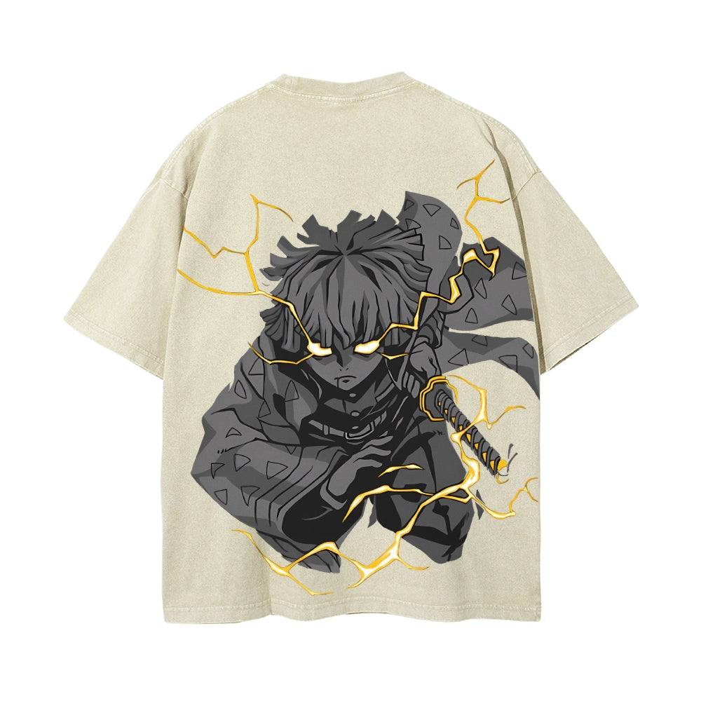 Vintage Oversized T-Shirt Demon Slayer