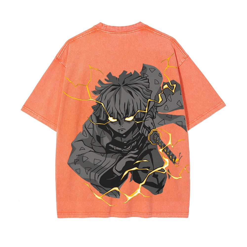 Vintage Oversized T-Shirt Demon Slayer