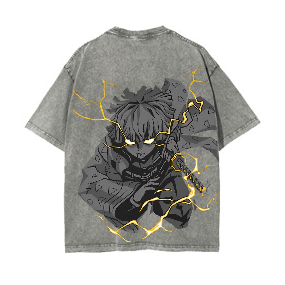 Vintage Oversized T-Shirt Demon Slayer