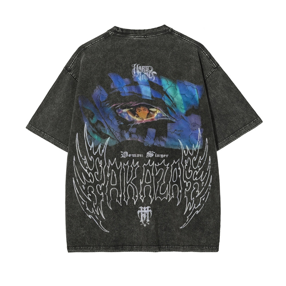Vintage Oversized T-Shirt Demon Slayer