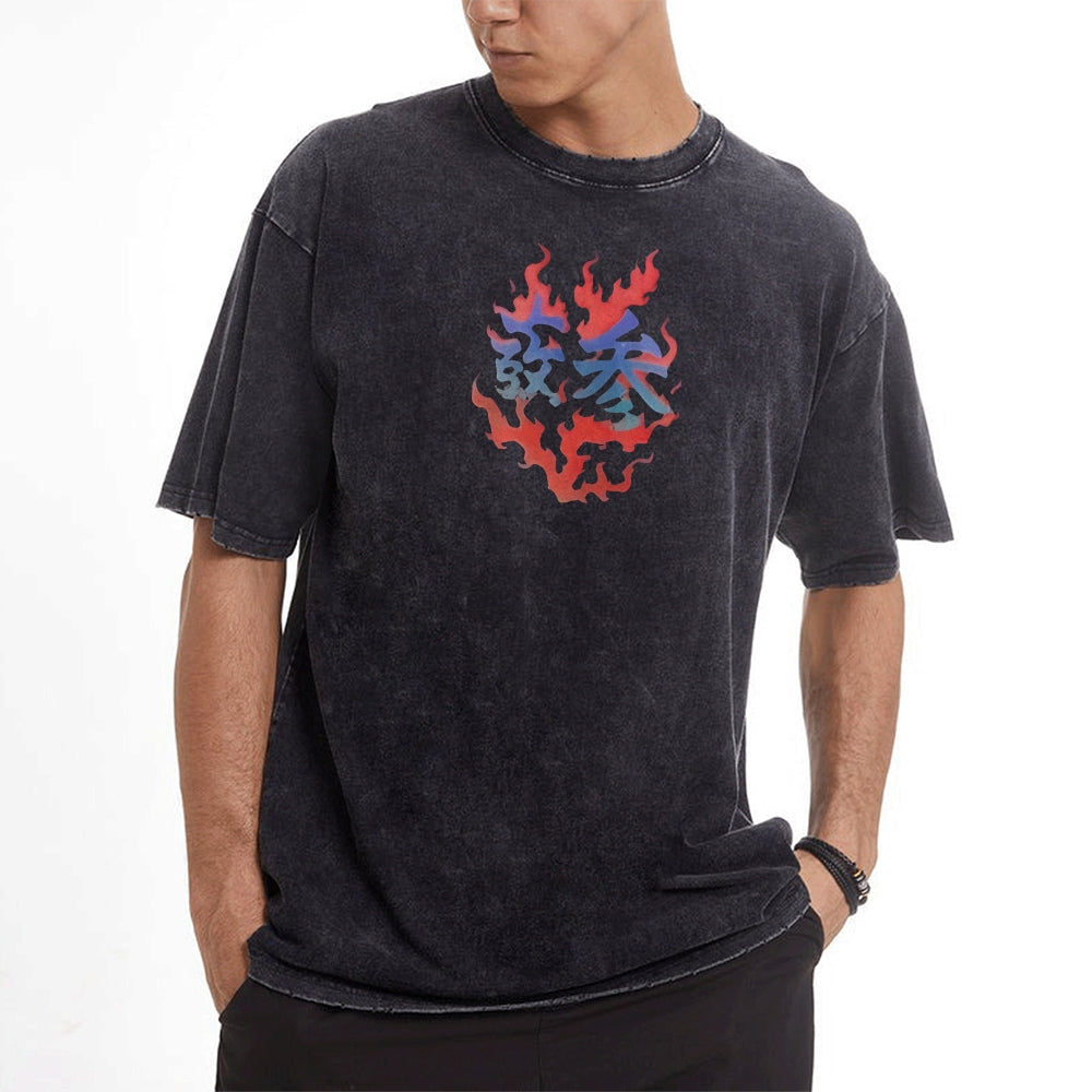 Vintage Oversized T-Shirt Demon Slayer