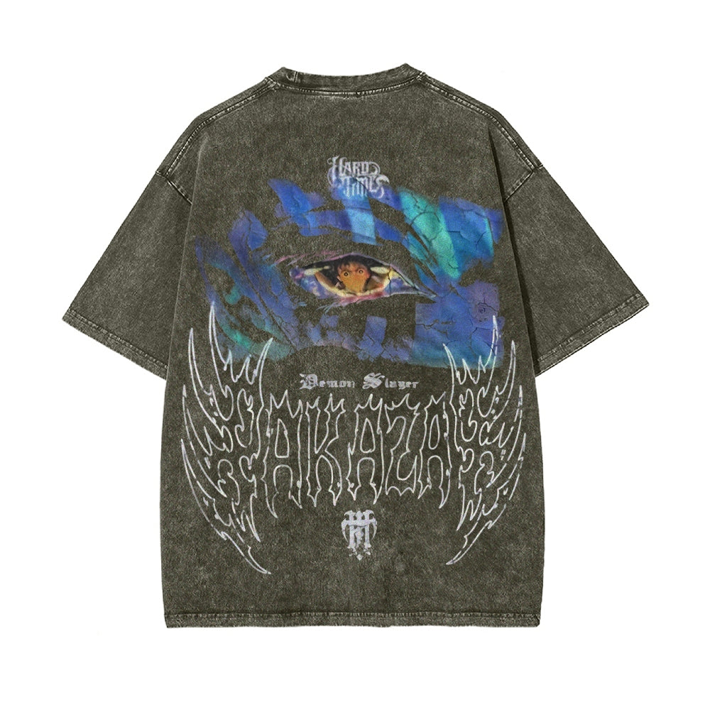 Vintage Oversized T-Shirt Demon Slayer