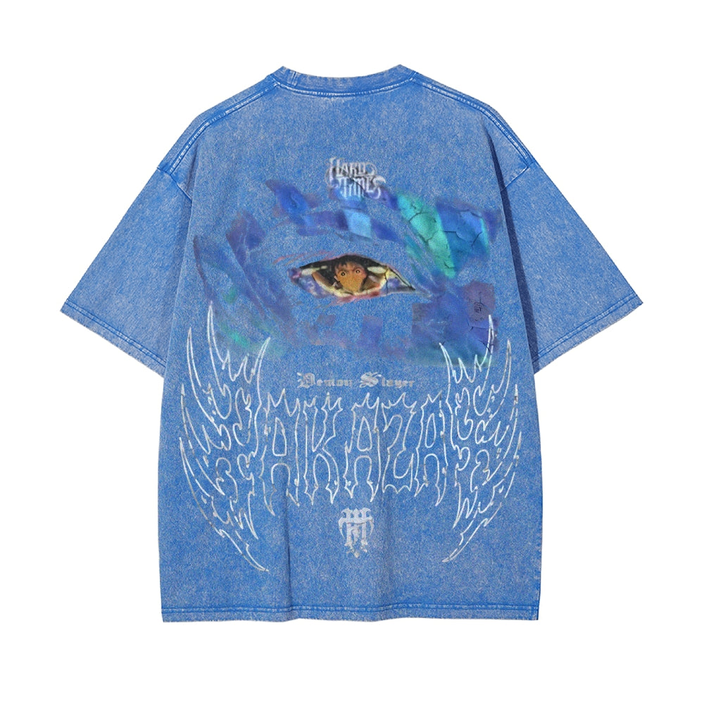 Vintage Oversized T-Shirt Demon Slayer