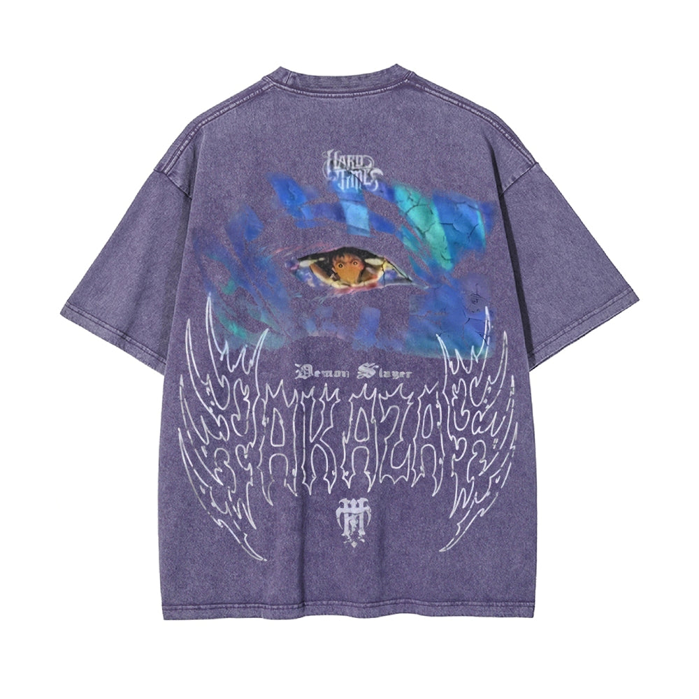 Vintage Oversized T-Shirt Demon Slayer