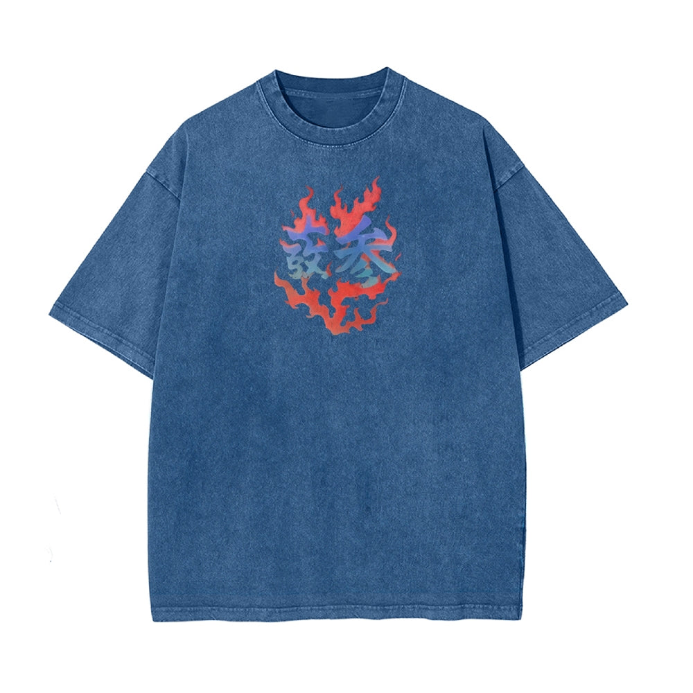 Vintage Oversized T-Shirt Demon Slayer