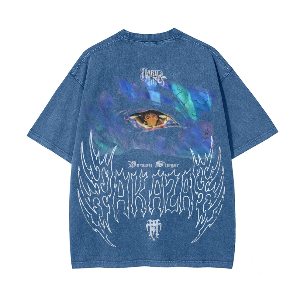 Vintage Oversized T-Shirt Demon Slayer