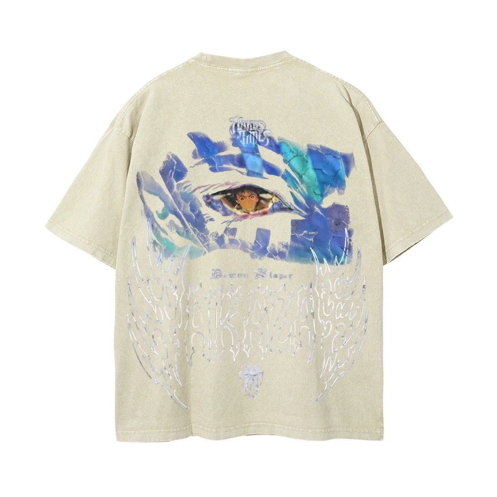 Vintage Oversized T-Shirt Demon Slayer