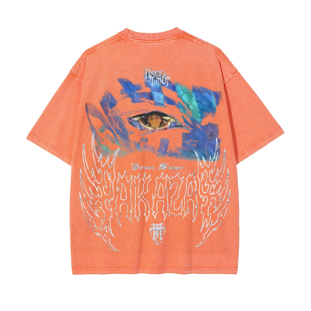Vintage Oversized T-Shirt Demon Slayer