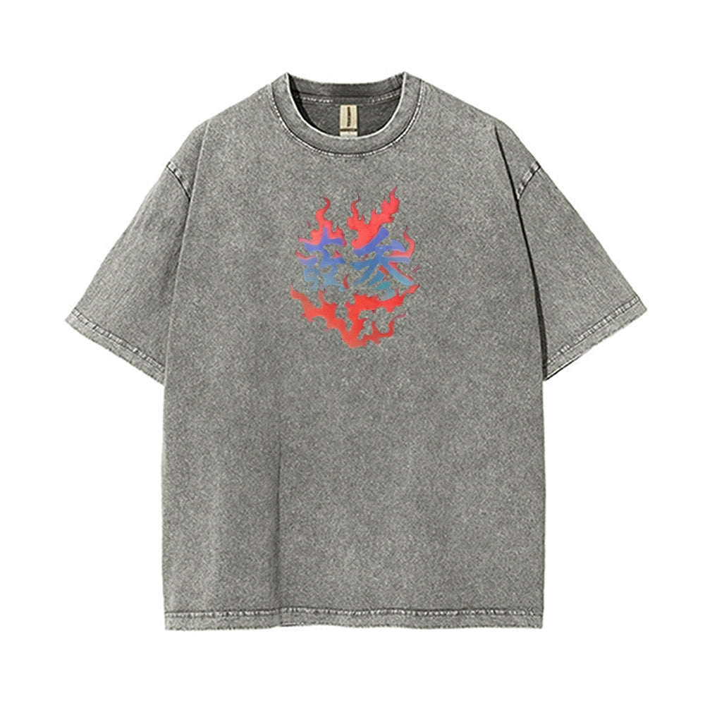 Vintage Oversized T-Shirt Demon Slayer