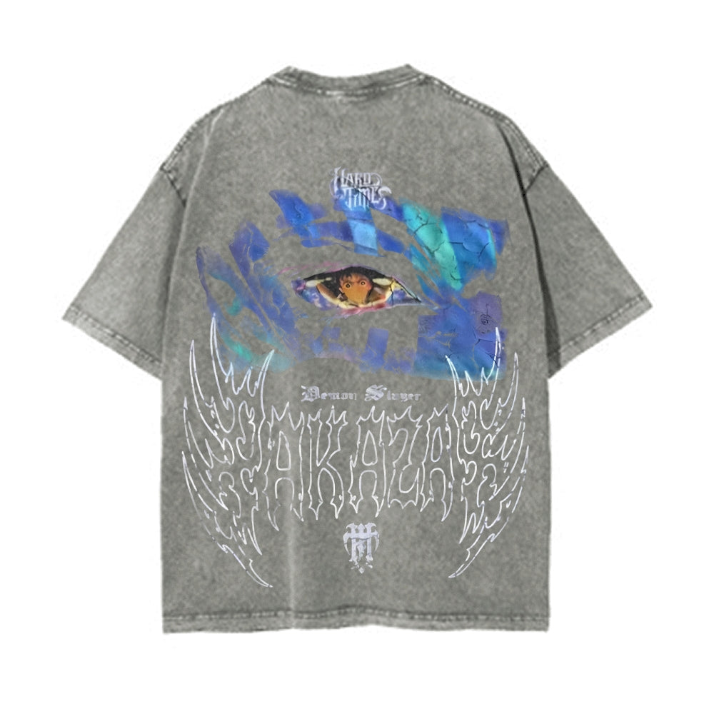 Vintage Oversized T-Shirt Demon Slayer