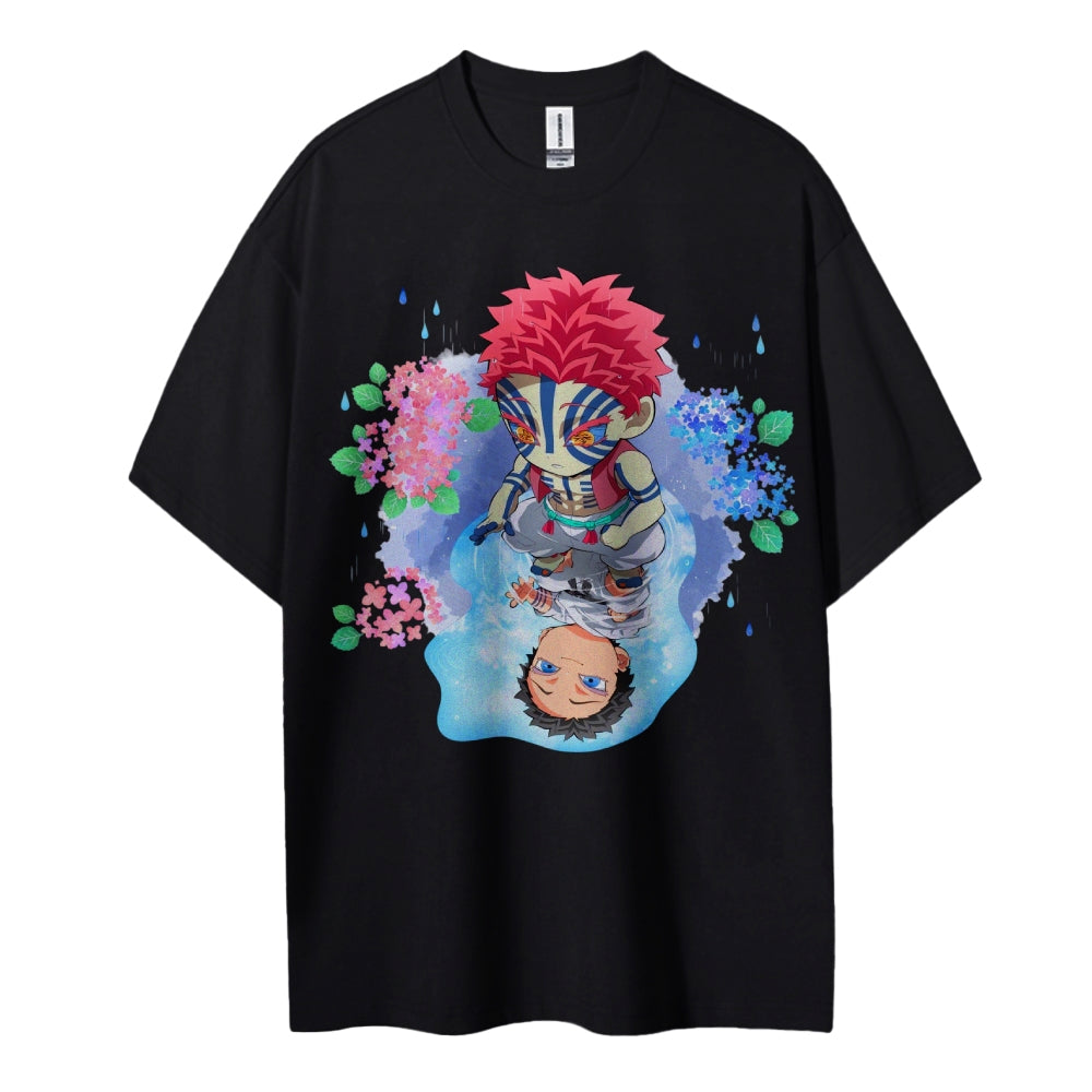 Demon Slayer: Cotton Unisex Crew Neck Anime T-Shirt