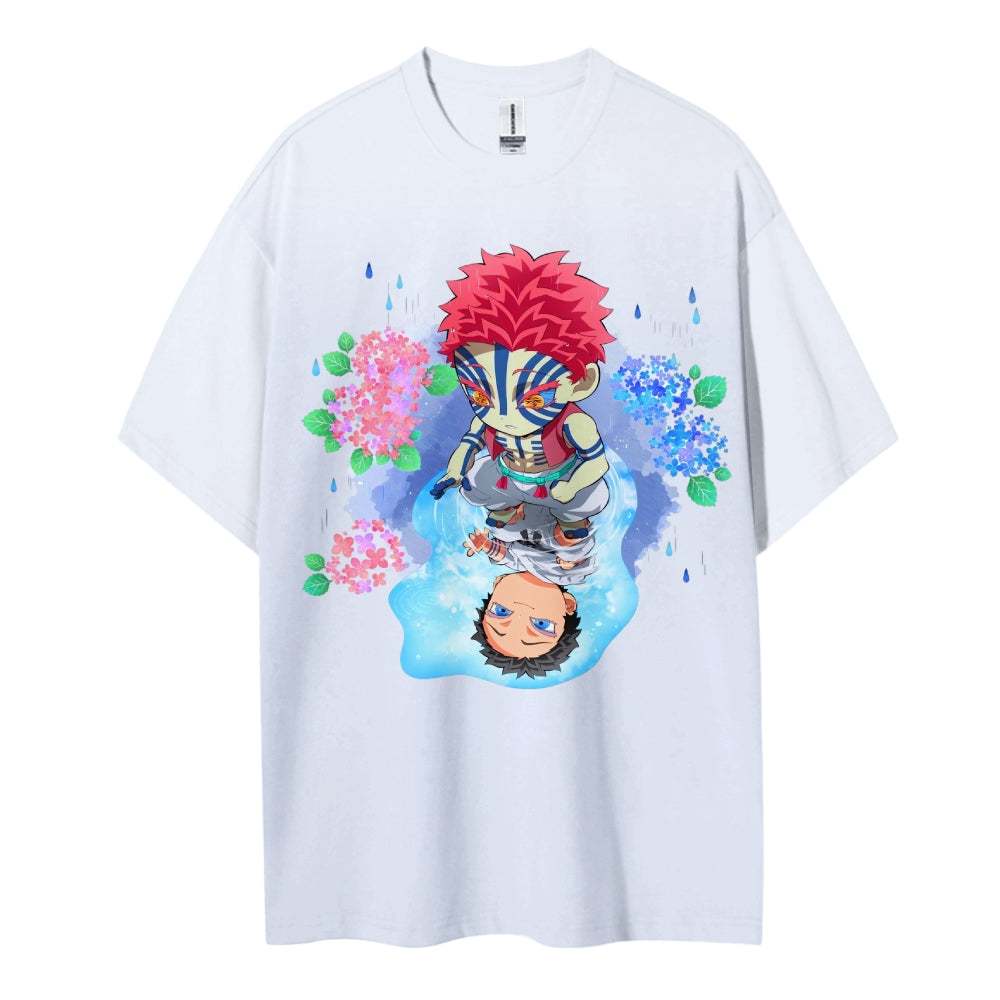 Demon Slayer: Cotton Unisex Crew Neck Anime T-Shirt