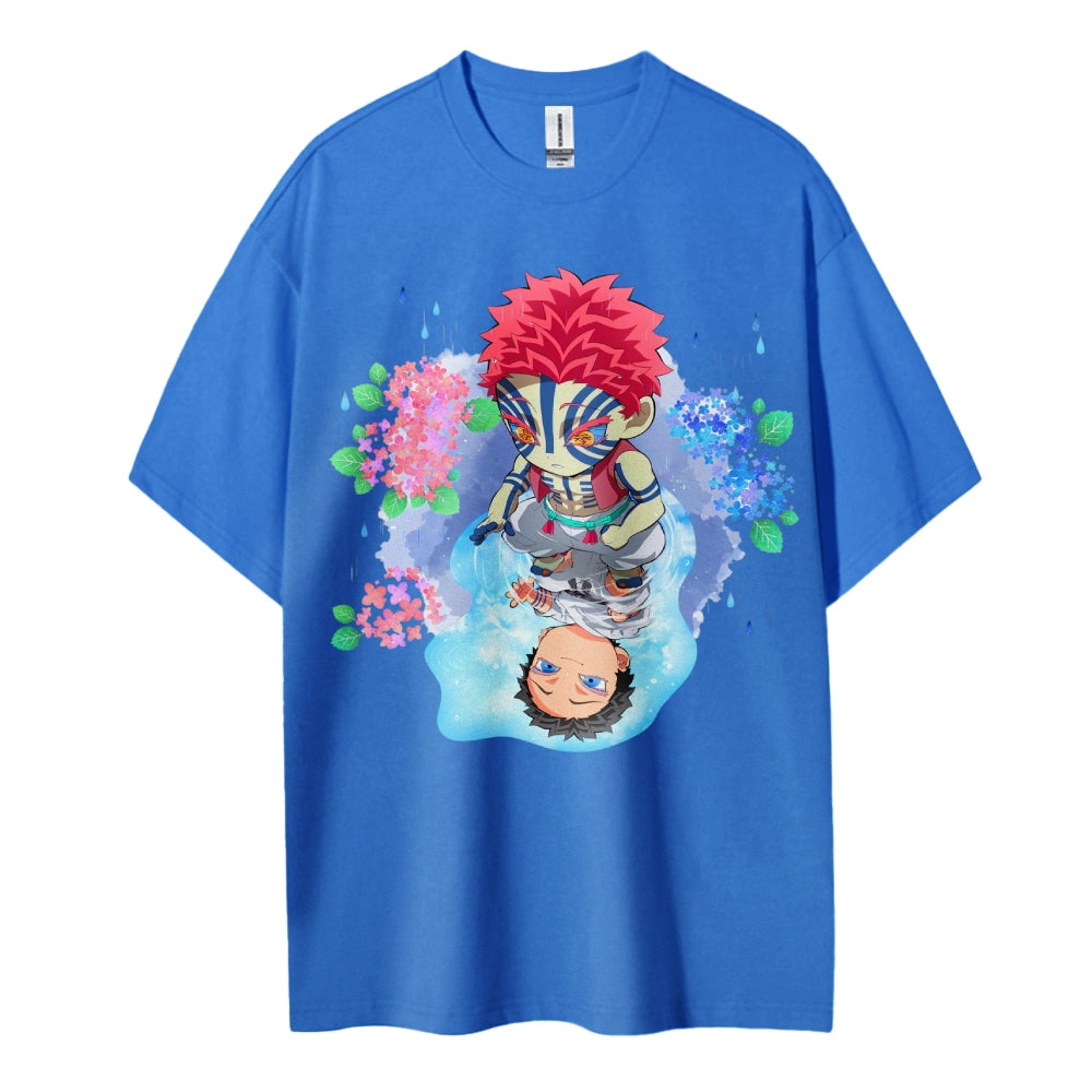 Demon Slayer: Cotton Unisex Crew Neck Anime T-Shirt