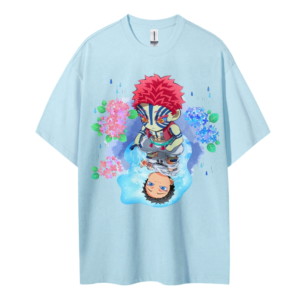 Demon Slayer: Cotton Unisex Crew Neck Anime T-Shirt