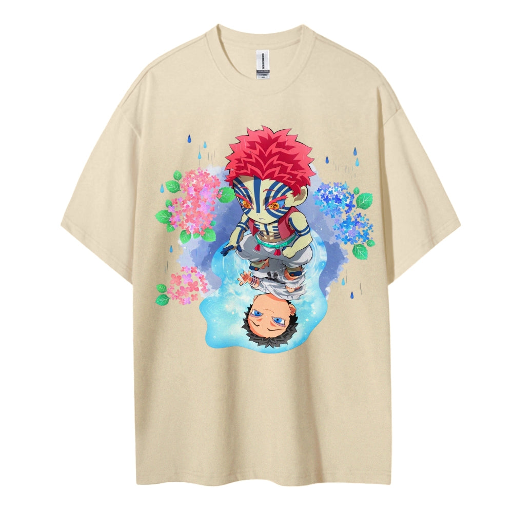 Demon Slayer: Cotton Unisex Crew Neck Anime T-Shirt