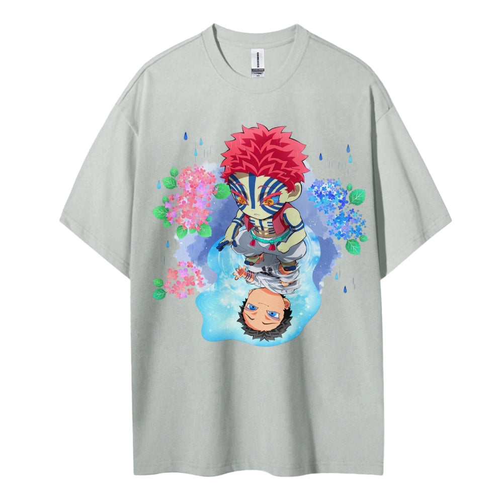 Demon Slayer: Cotton Unisex Crew Neck Anime T-Shirt