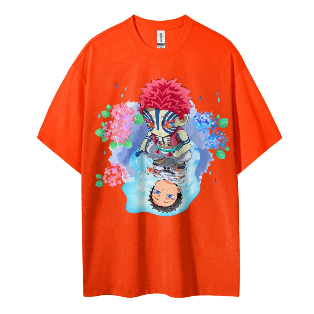 Demon Slayer: Cotton Unisex Crew Neck Anime T-Shirt