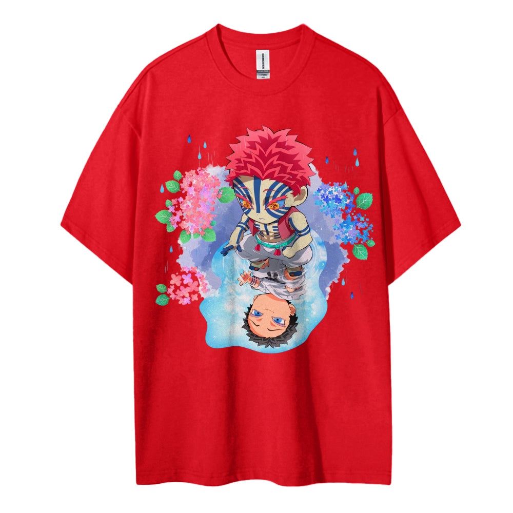 Demon Slayer: Cotton Unisex Crew Neck Anime T-Shirt