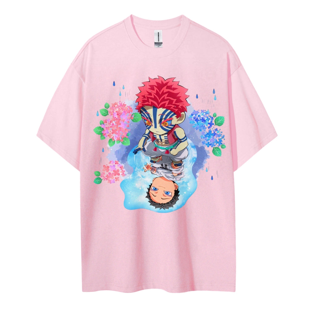 Demon Slayer: Cotton Unisex Crew Neck Anime T-Shirt