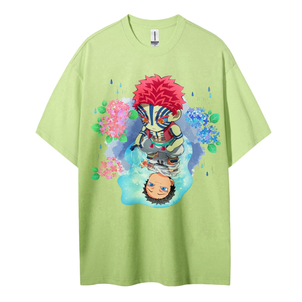 Demon Slayer: Cotton Unisex Crew Neck Anime T-Shirt