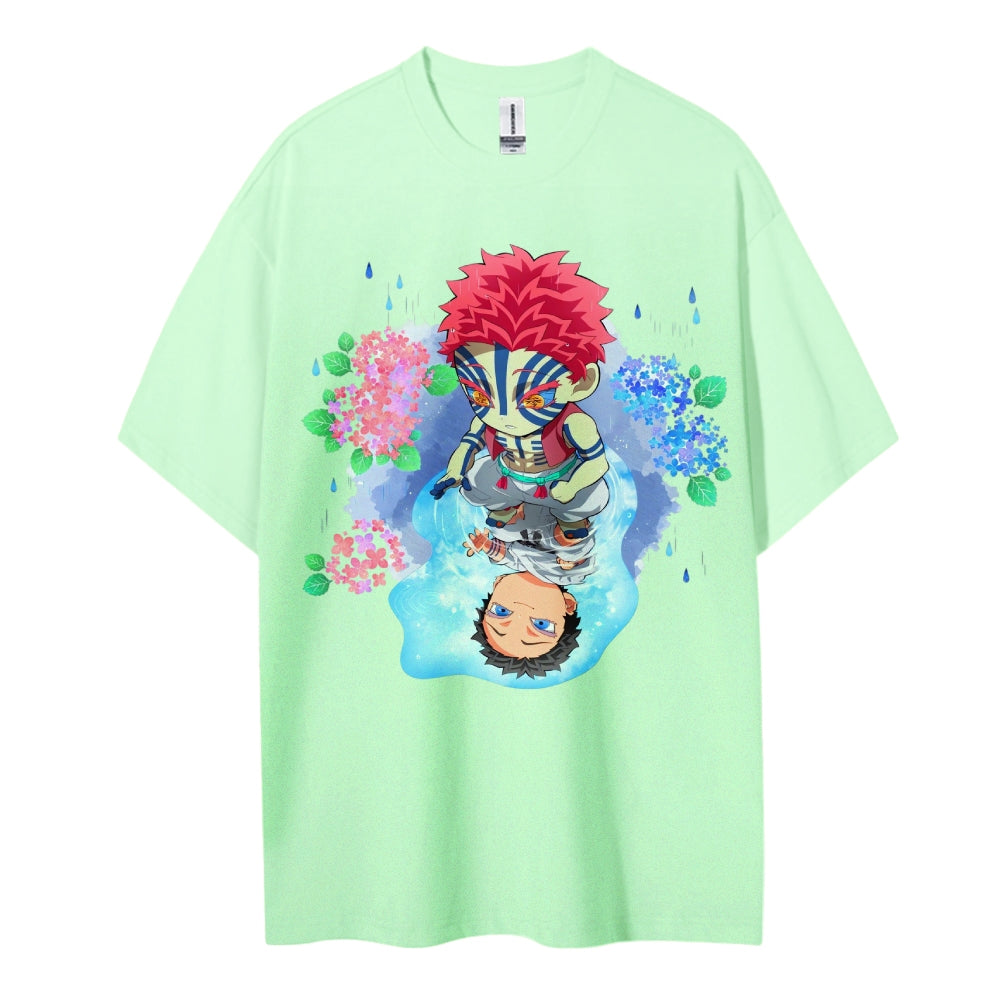 Demon Slayer: Cotton Unisex Crew Neck Anime T-Shirt