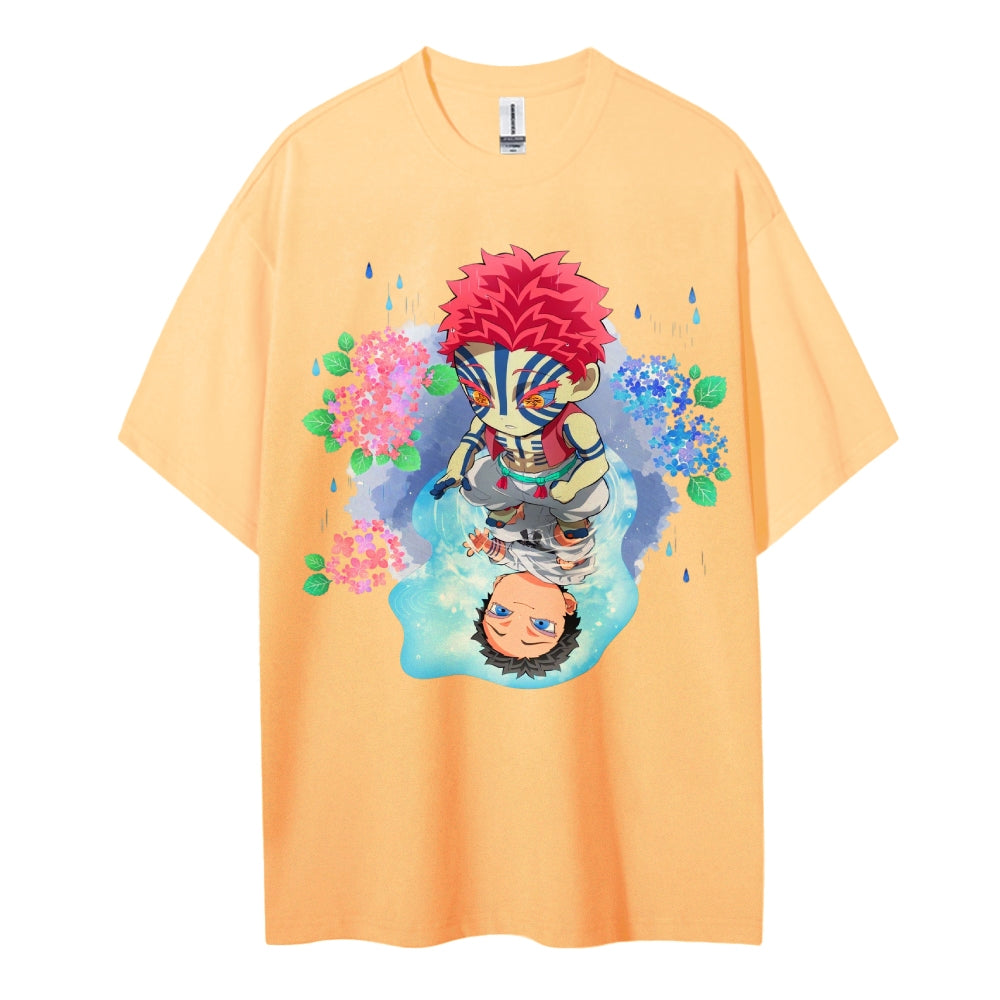 Demon Slayer: Cotton Unisex Crew Neck Anime T-Shirt