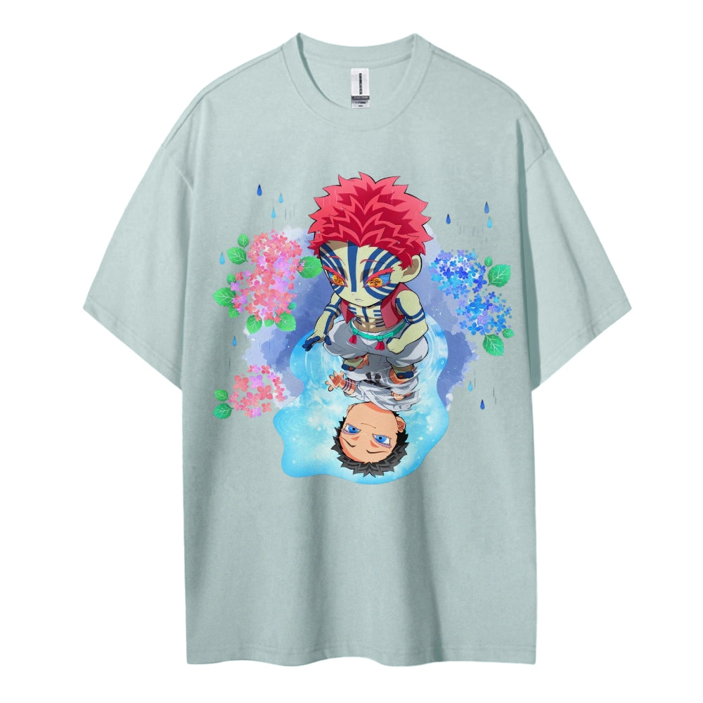 Demon Slayer: Cotton Unisex Crew Neck Anime T-Shirt