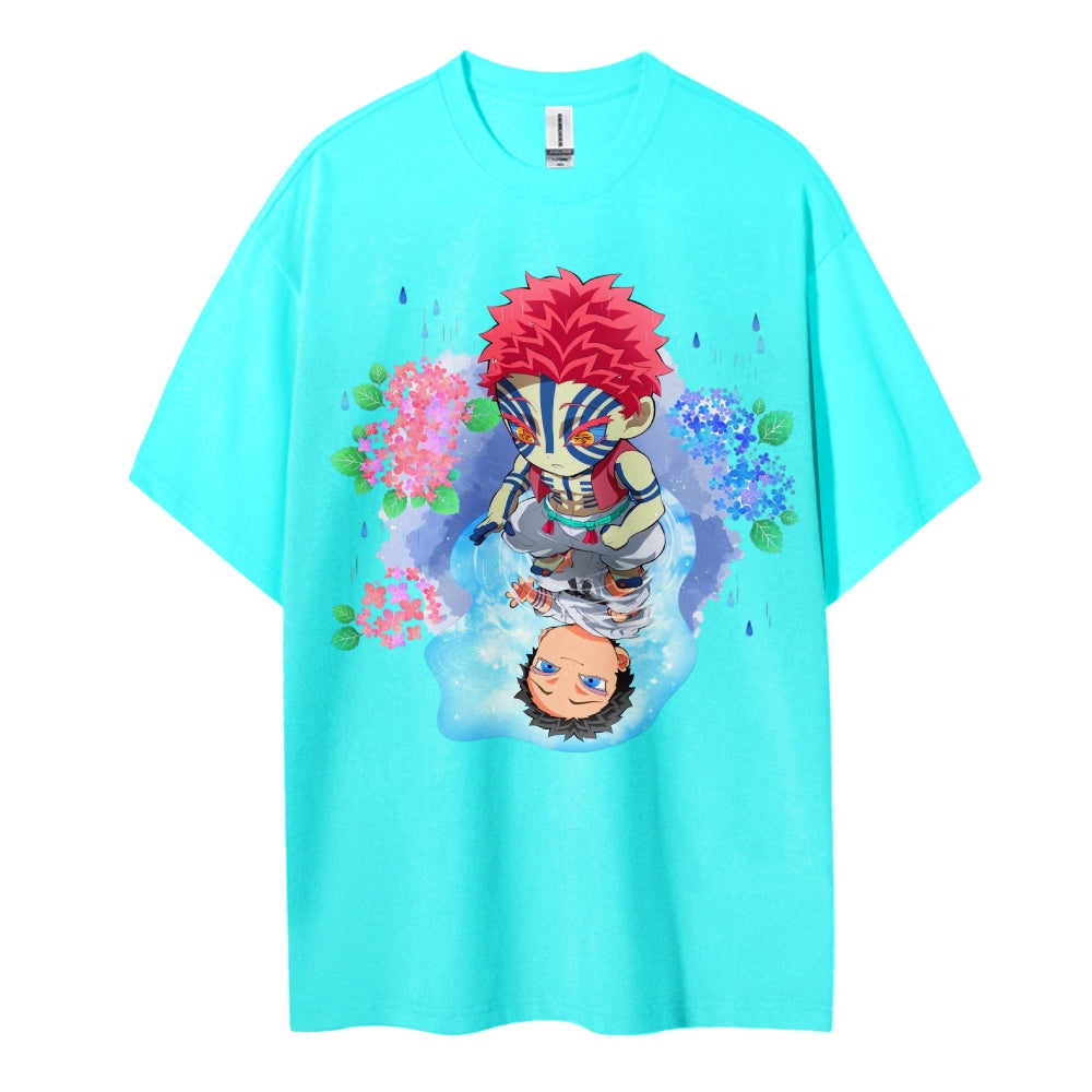 Demon Slayer: Cotton Unisex Crew Neck Anime T-Shirt