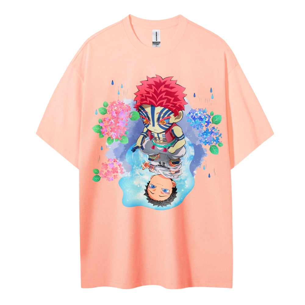 Demon Slayer: Cotton Unisex Crew Neck Anime T-Shirt