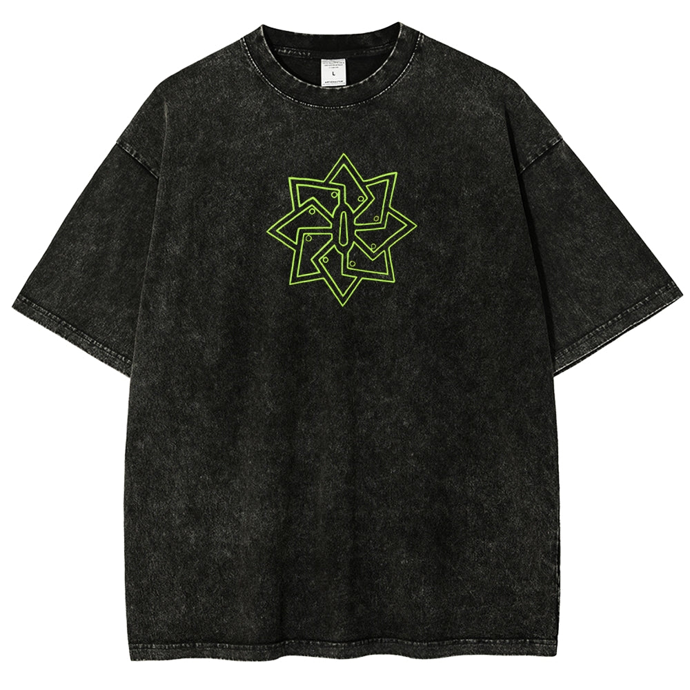 Unisex Fit Washed T-Shirt Demon Slayer