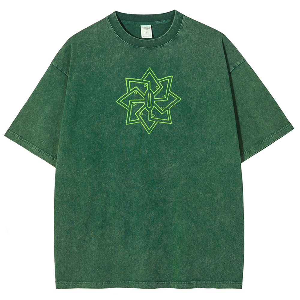 Unisex Fit Washed T-Shirt Demon Slayer