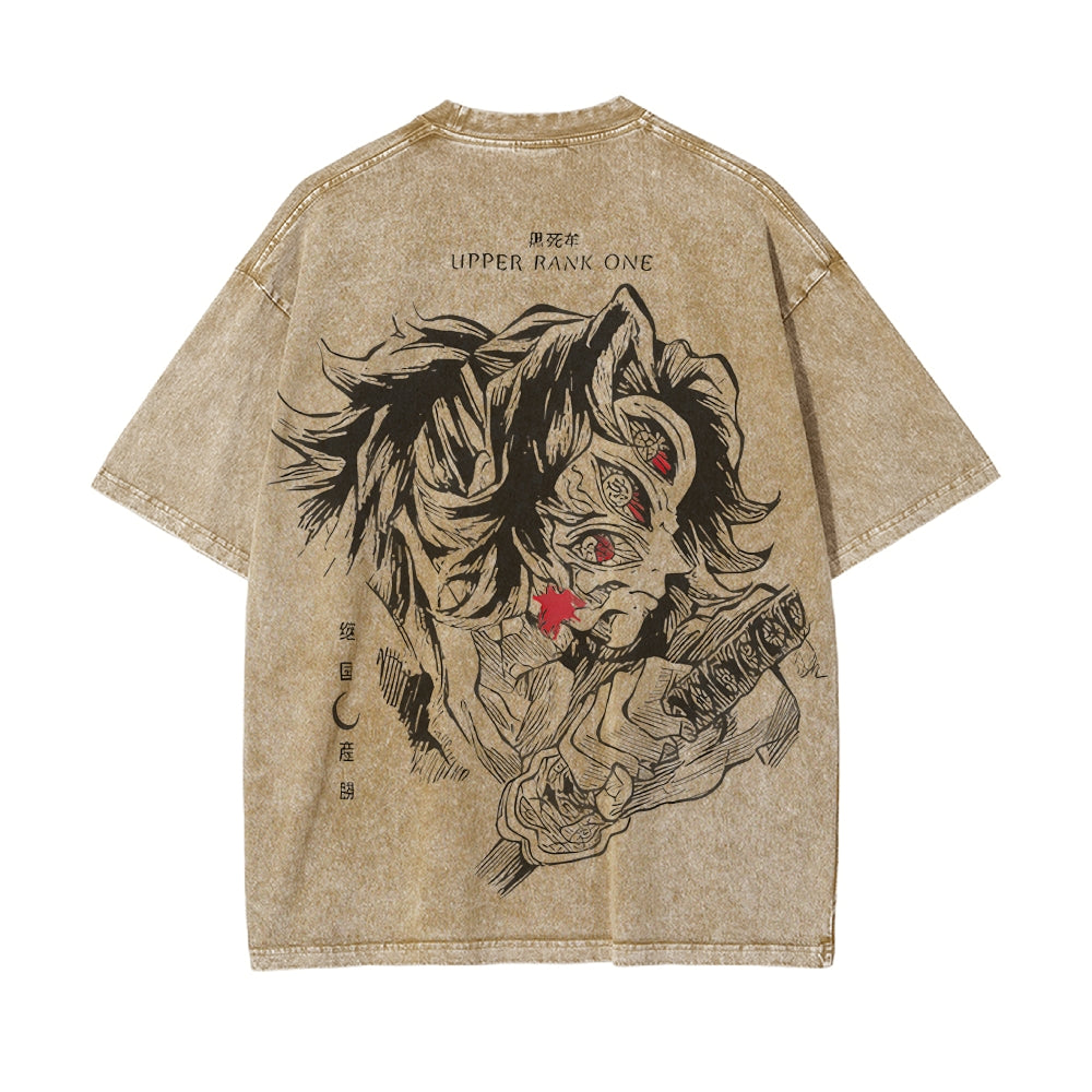 Vintage Oversized T-Shirt Demon Slayer