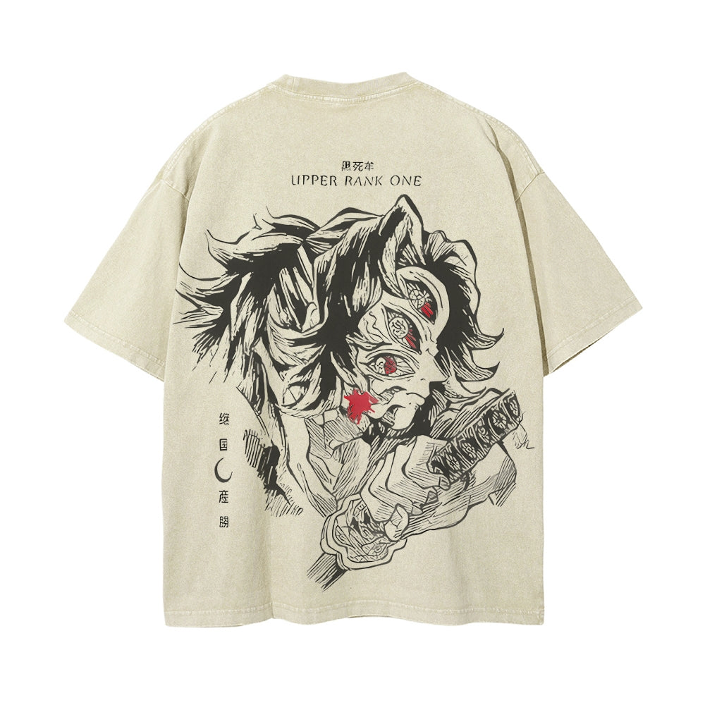 Vintage Oversized T-Shirt Demon Slayer