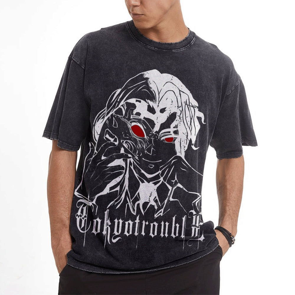 Vintage Oversized T-Shirt Demon Slayer