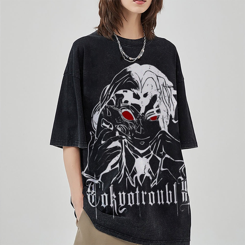 Vintage Oversized T-Shirt Demon Slayer