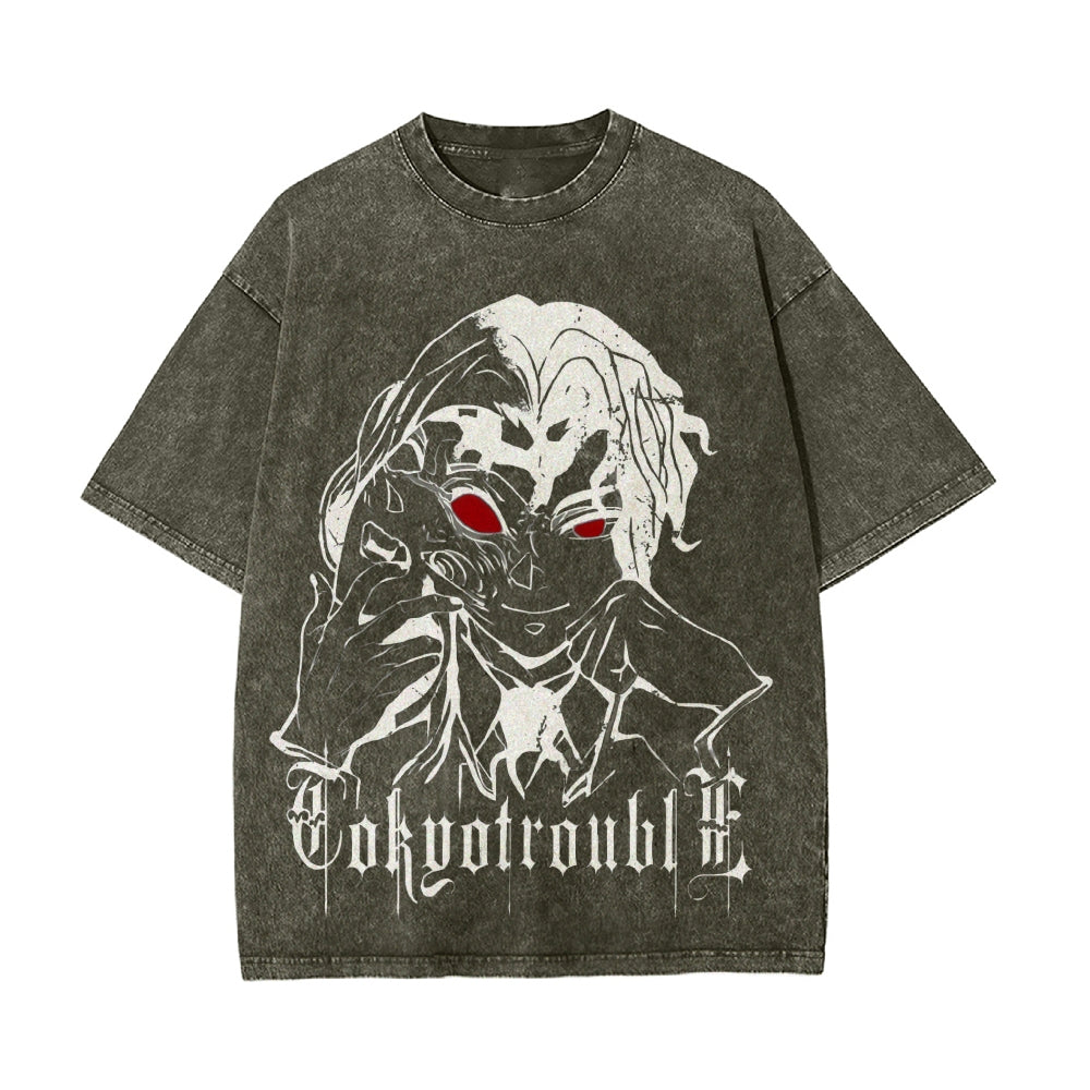 Vintage Oversized T-Shirt Demon Slayer