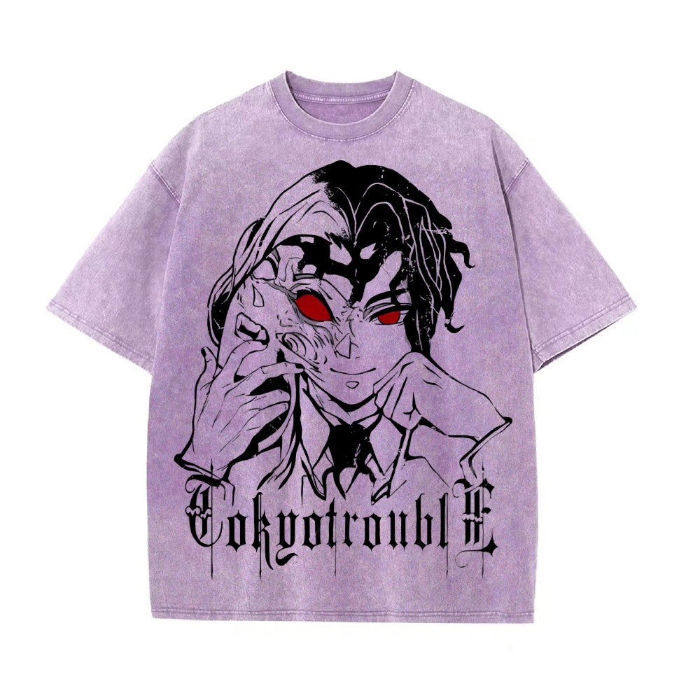 Vintage Oversized T-Shirt Demon Slayer