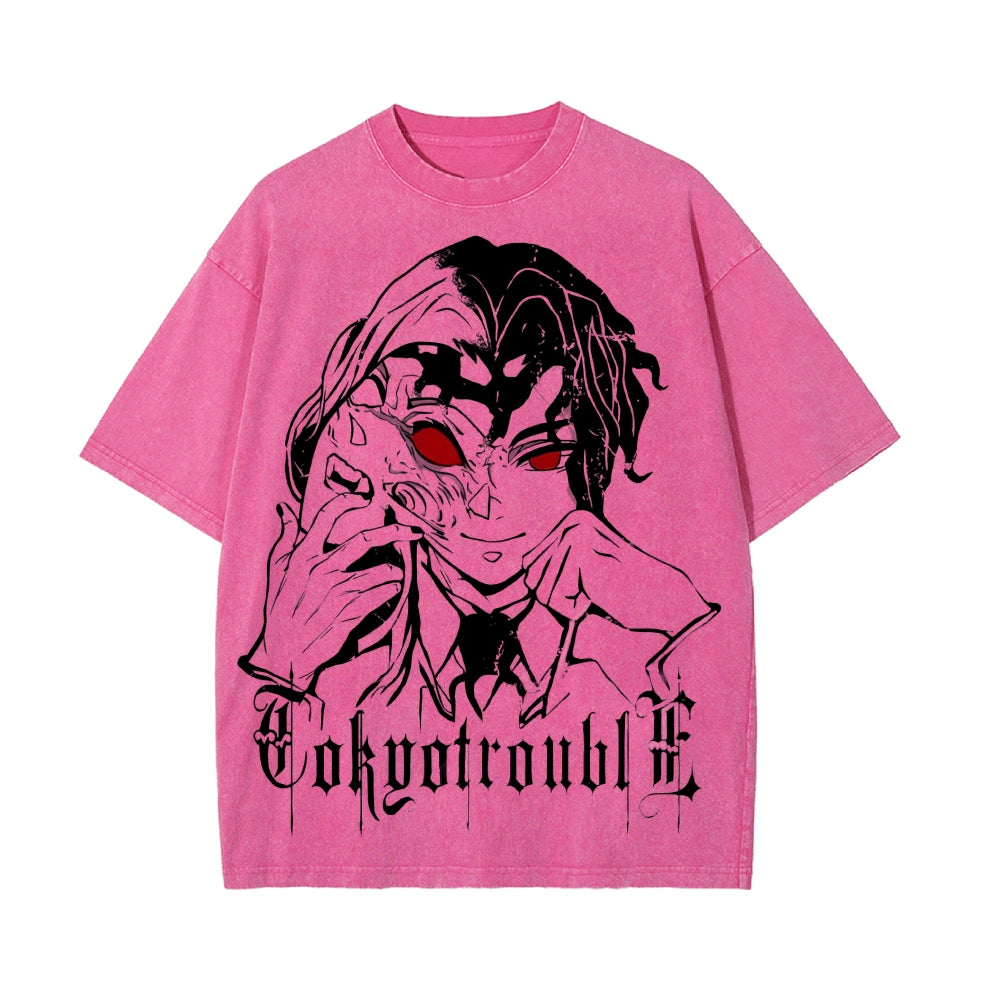 Vintage Oversized T-Shirt Demon Slayer
