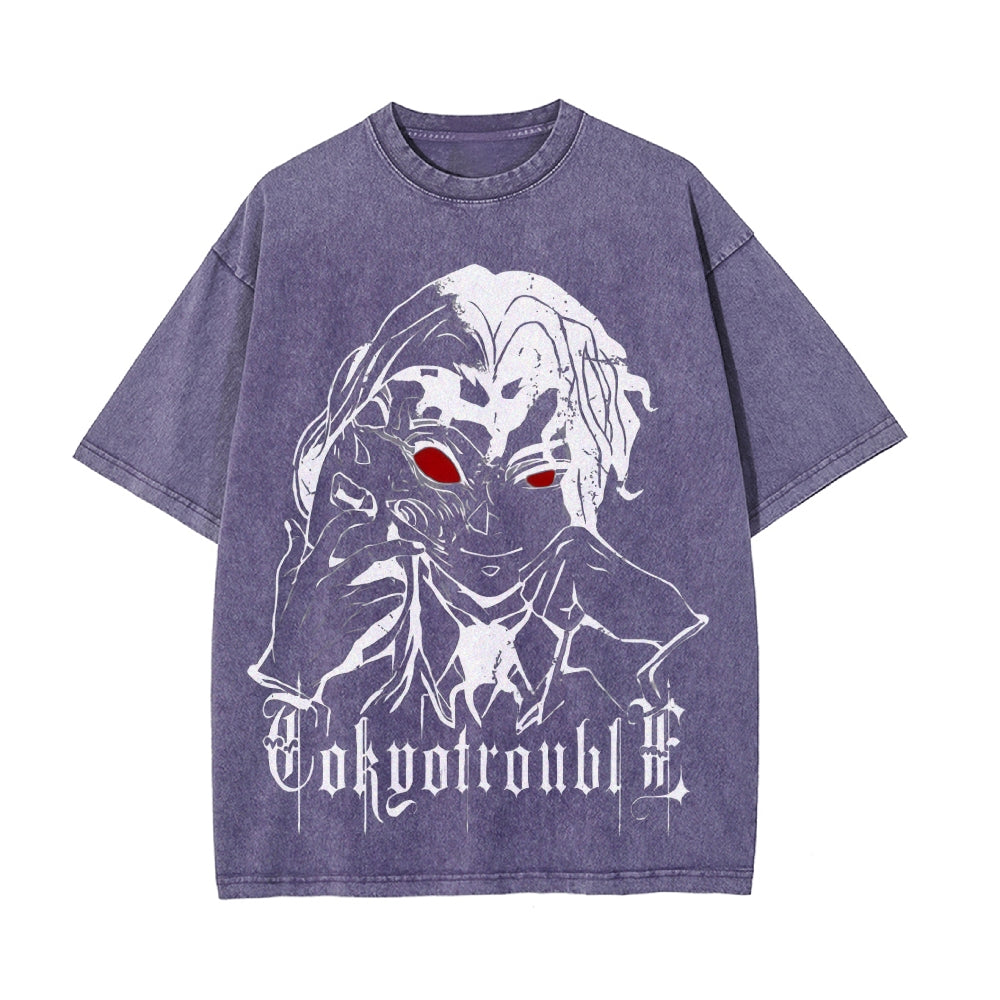 Vintage Oversized T-Shirt Demon Slayer
