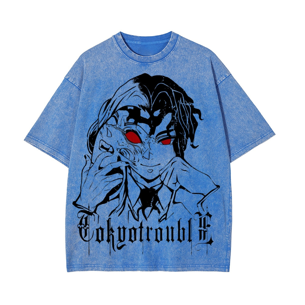 Vintage Oversized T-Shirt Demon Slayer