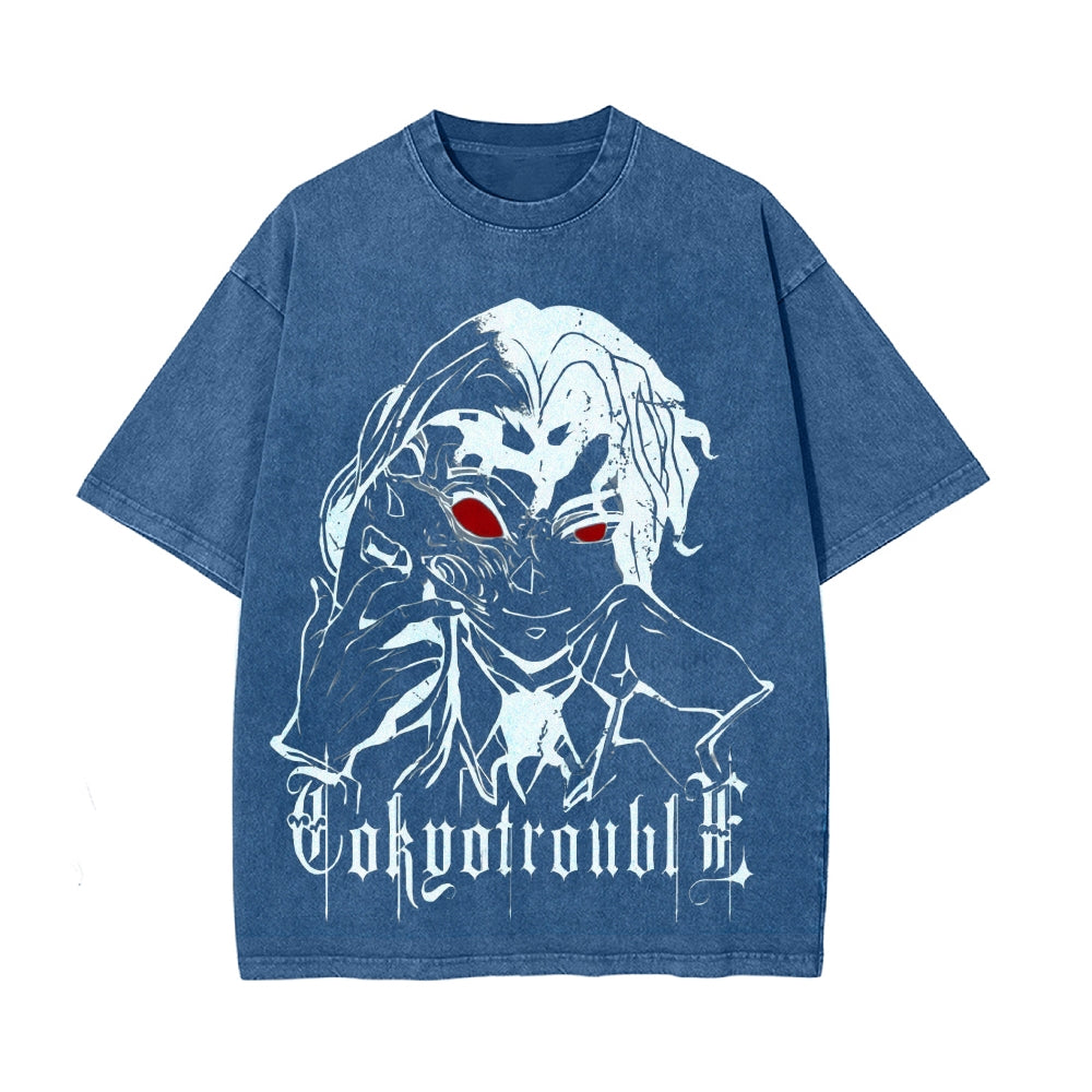 Vintage Oversized T-Shirt Demon Slayer