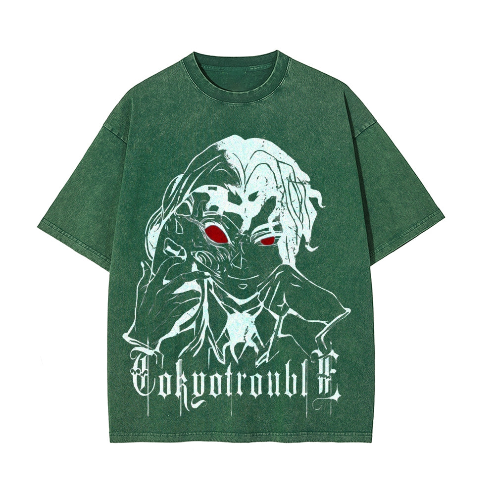 Vintage Oversized T-Shirt Demon Slayer