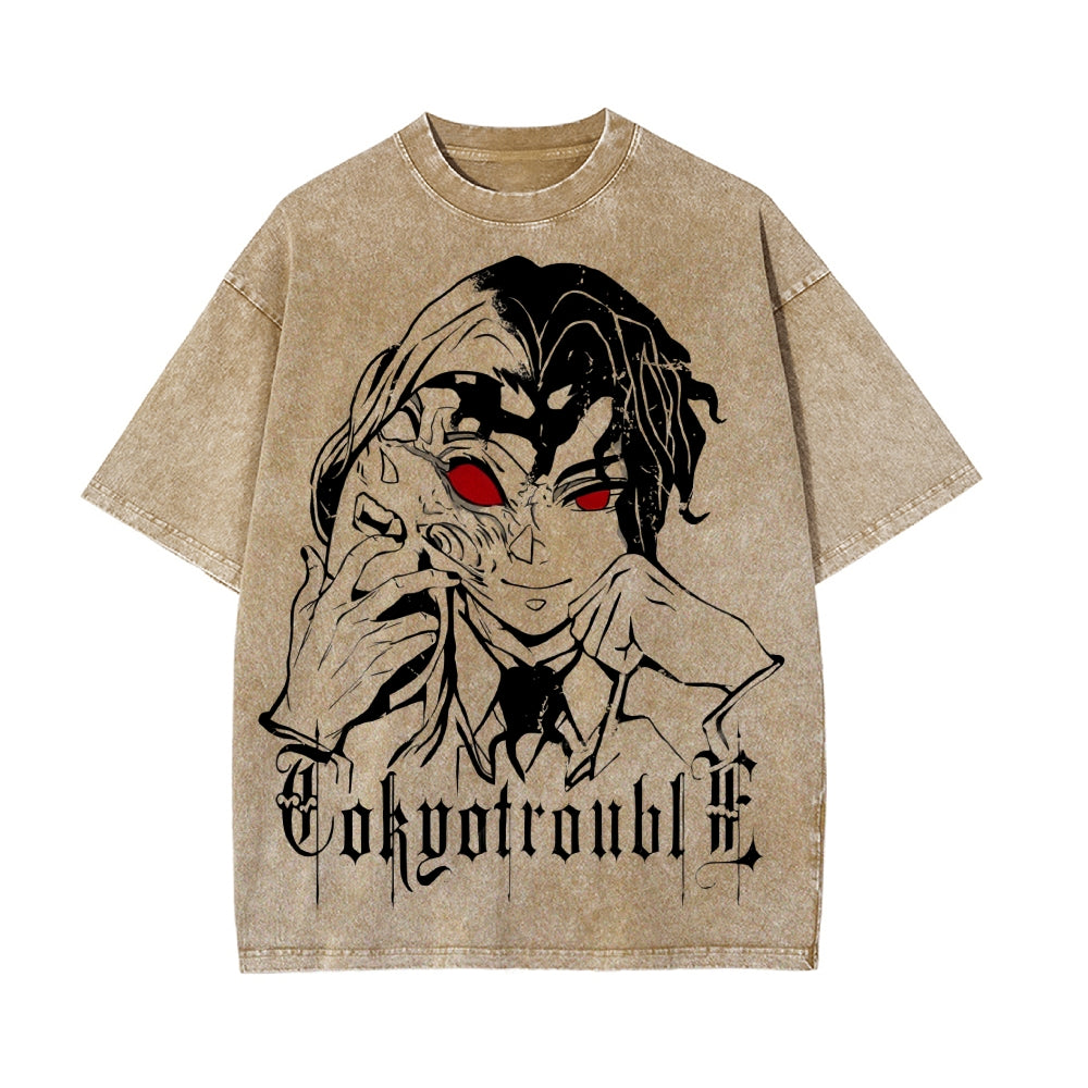 Vintage Oversized T-Shirt Demon Slayer