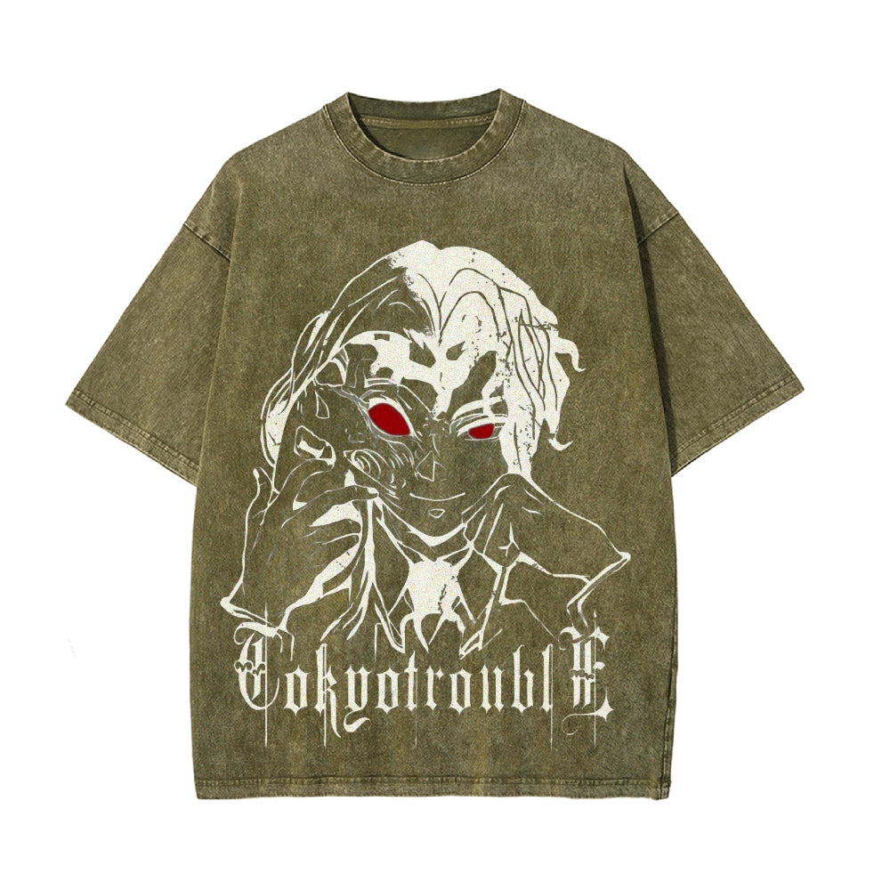 Vintage Oversized T-Shirt Demon Slayer