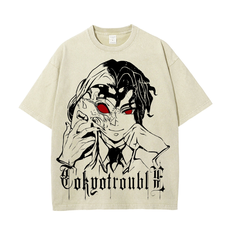 Vintage Oversized T-Shirt Demon Slayer