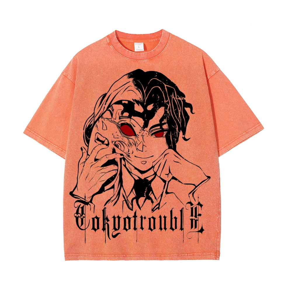 Vintage Oversized T-Shirt Demon Slayer