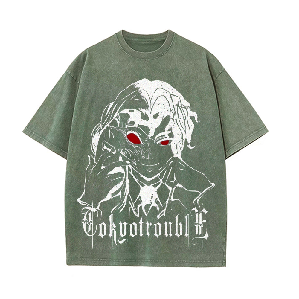 Vintage Oversized T-Shirt Demon Slayer
